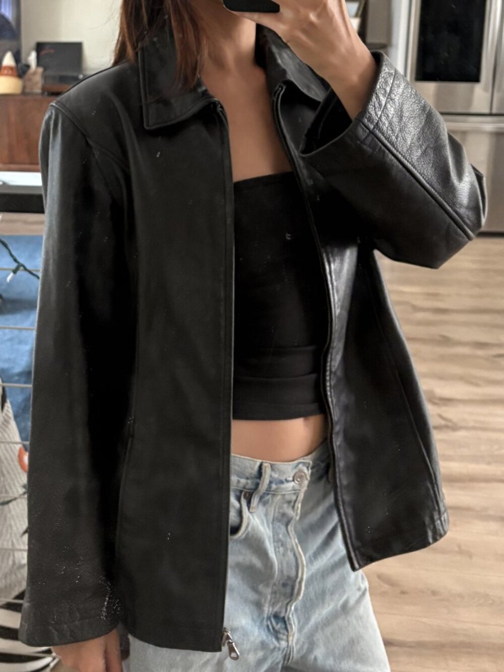 Vintage 90s Leather Jacket